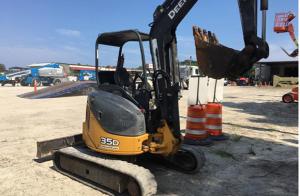 7672lb Second Hand Excavator 35D Used John Deere Excavator Fuel Efficient