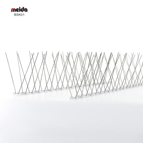 Effective Outdoor Stainless Steel Anti Pigeon Bird Spikes Deterrent Device for Roofs