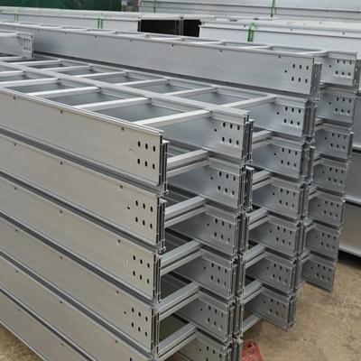 Ventilated Ladder Cable Trays In Silver Customizable  100mm - 1000mm Width