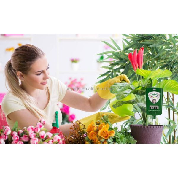 7 In 1 Digital Soil Analyzer With LCD Display For Accurate Garden Light Moisture PH Monitoring