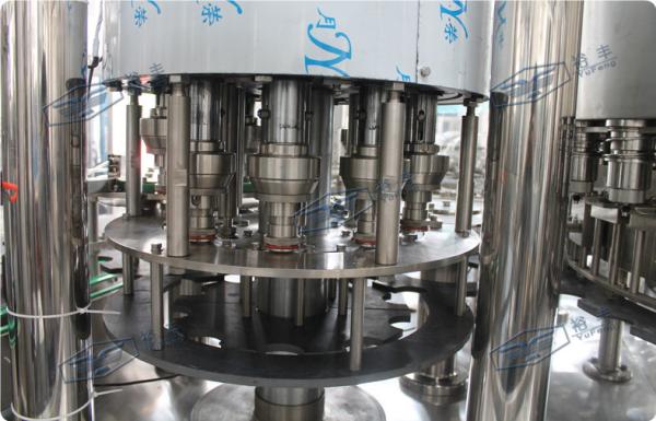 PLC Control 3 In 1 Water Filling Machine SUS304 With Screw Cap
