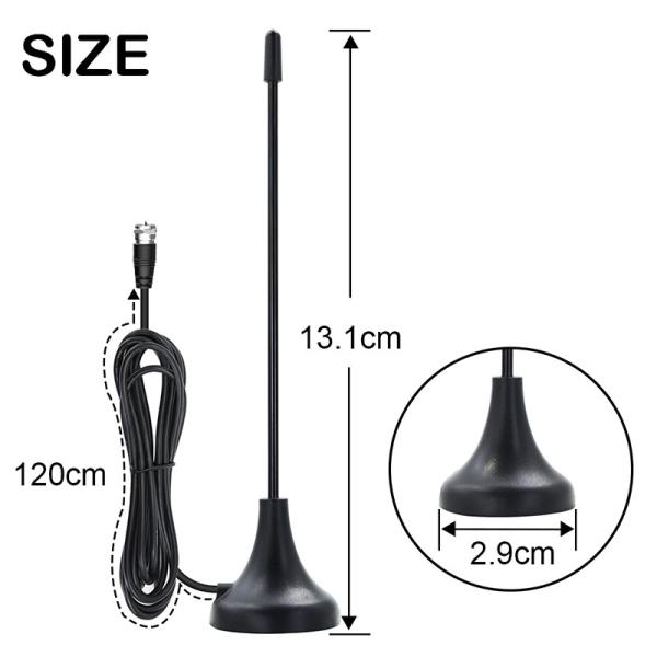 Portable Home Indoor 2-26dBi Digital HDTV Antenna 150 miles range DVB T Aerial
