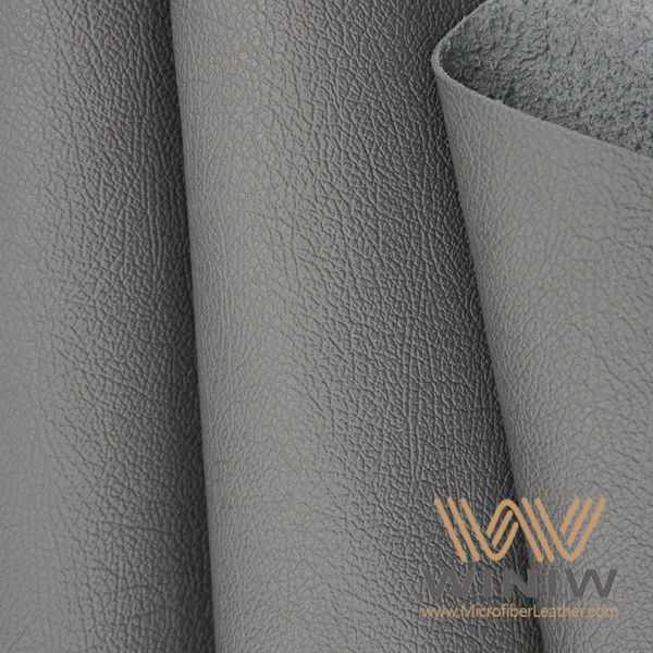 1.2mm PU Automotive Synthetic Leather Seat Fabric Orange Black Brown Color