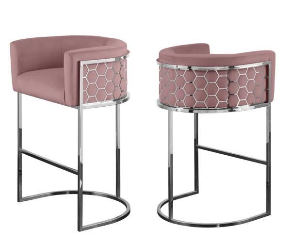 Modern Custom Living Room Seating Stainless Steel Bar Furniture with High Chrome Base