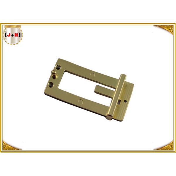 Luxurious Custom Black Metal Heel Bar Belt Buckles For Men'S Leather Belts
