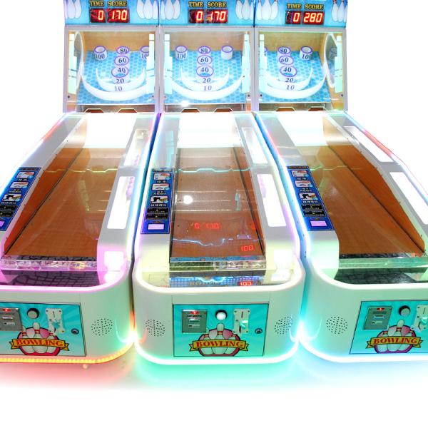 Happy Bowling Ticket Redemption Machines Coin Operated Sports Game For 3 Players