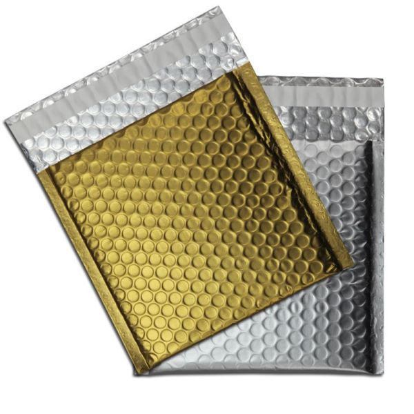 Shockproof Courier Air Padded Metallic Bubble Mailer