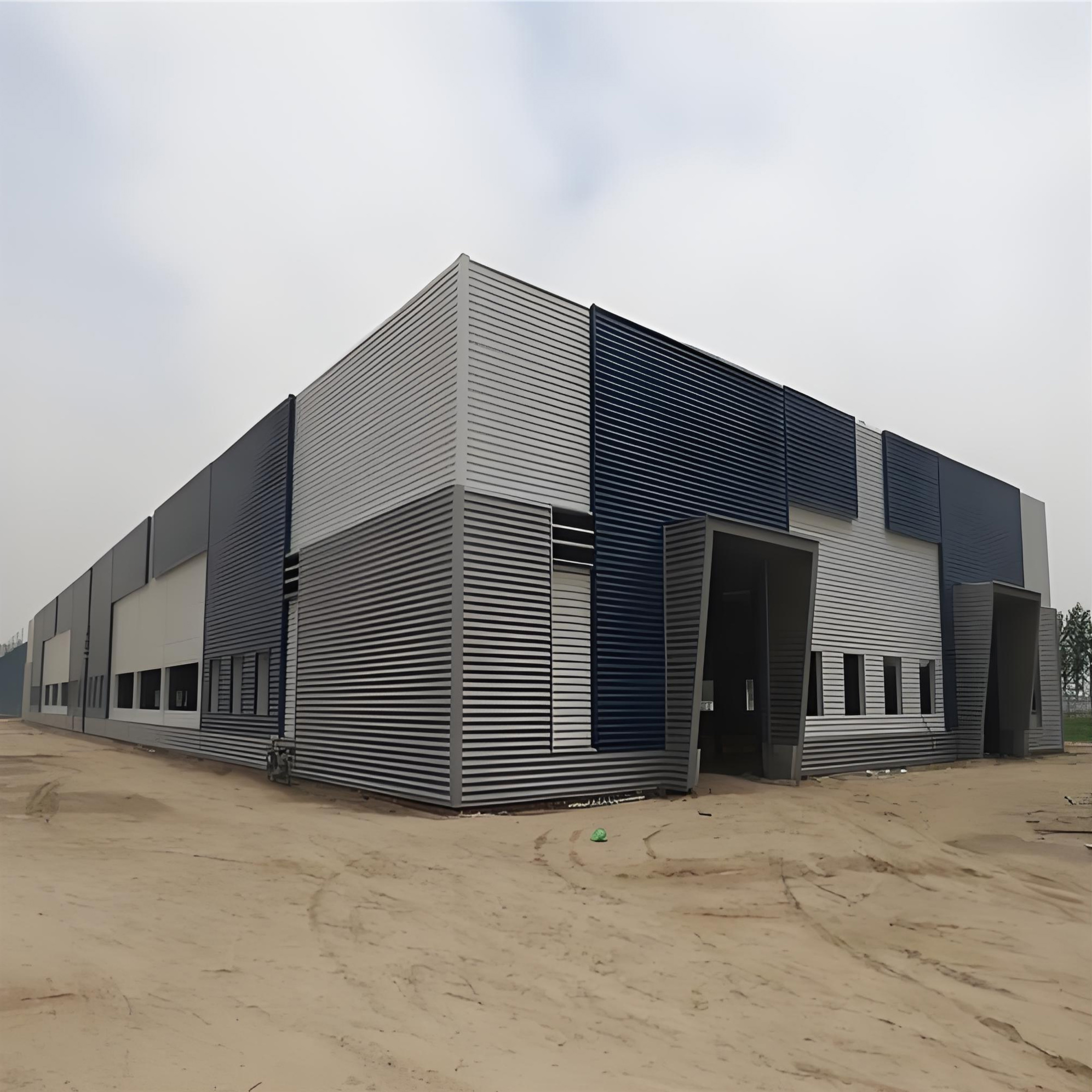 Customizable High Rise Steel Building Construction with PKPM Design Software and Drawing Plan As Buyer′s Requirments