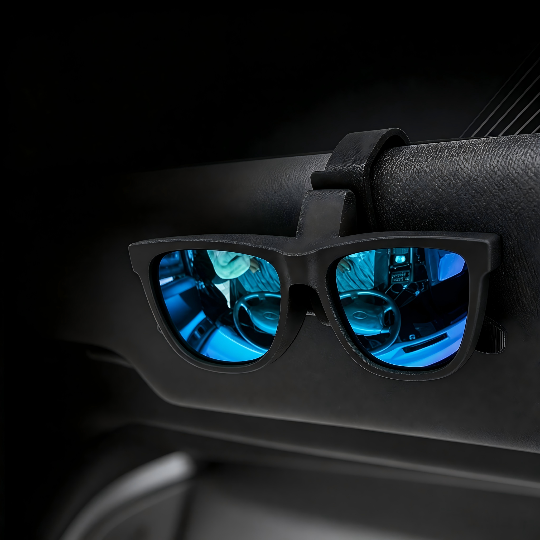 Vehicle 3D Printed Automotive Parts Anti Slip Visor Sunglasses Clip For Organization