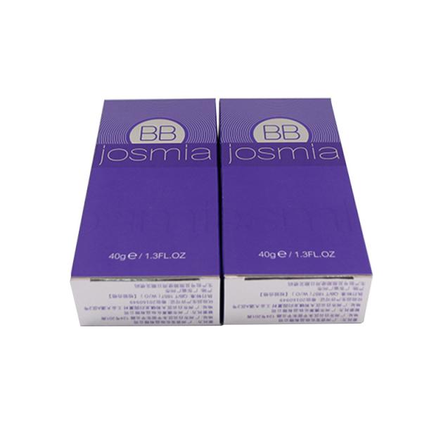400gsm C1S Art Paper Cosmetic Packaging Boxes UV Coating Printing Top Tuck Fold Box