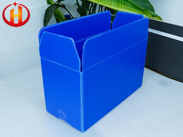 Recyclable Blue Corrugated Plastic Shipping Boxes 400GSM - 1200GSM