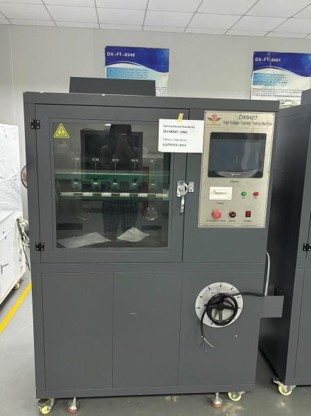 High Voltage Leakage Trace Testing Machine Stainless Steel Electrode Material