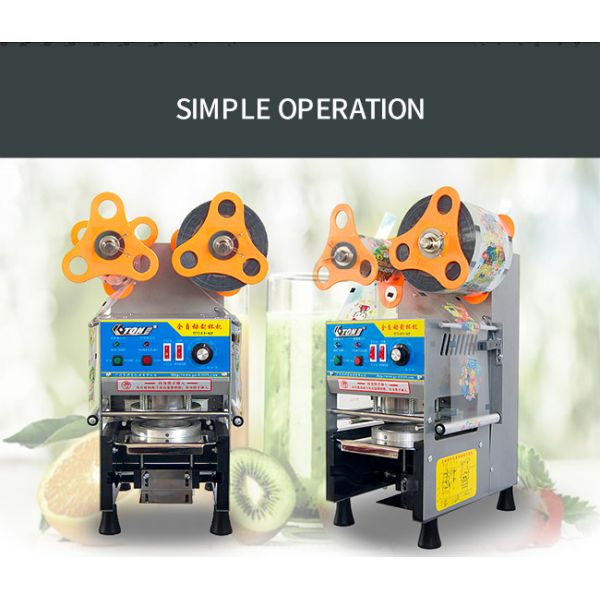 0.36kw 24kg Cup Sealer Machine For Plastic Bottle