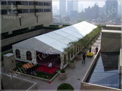 White Aluminum Structure Outdoor Party Tents 300 Sqm Amazing Wedding Marquees