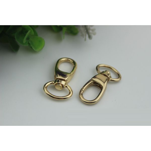 SP080 Custom zinc alloy 5 color 14 mm swivel spring snap clip bag strap hook for bags