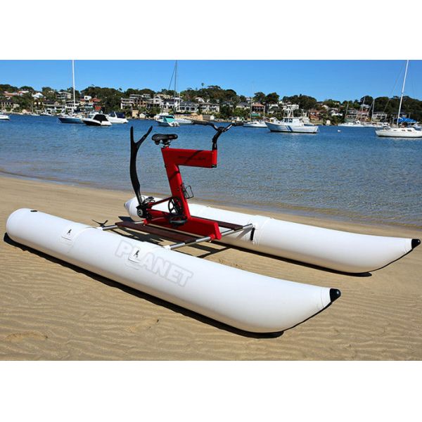 PVC Inflatable Sea Banana Pontoon Boat Tube For Floating Water Bike