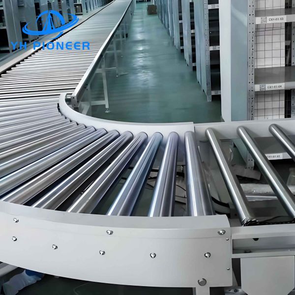 500-800 мм ширины нержавеющая сталь роликовая конвейерная система для перевозки тяжелых грузов