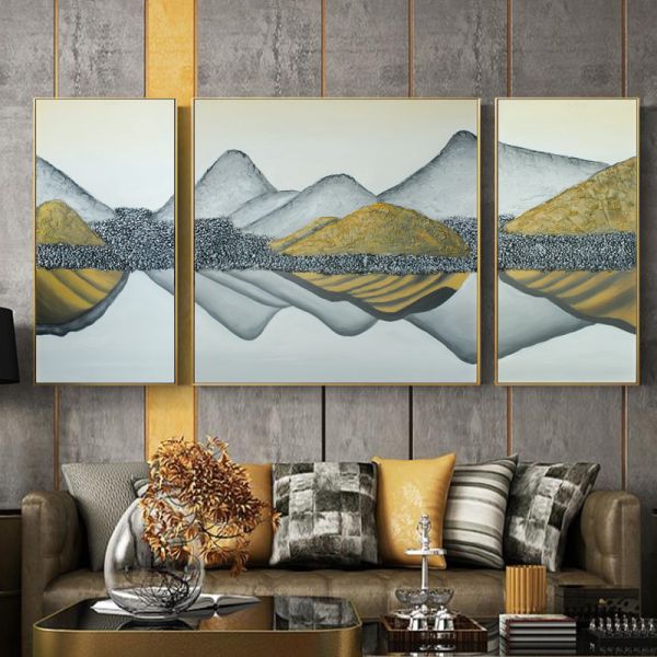 Custom Handmade Painting Wall Art Printing on Canvas for Living Room Decor Customized Size Accepted