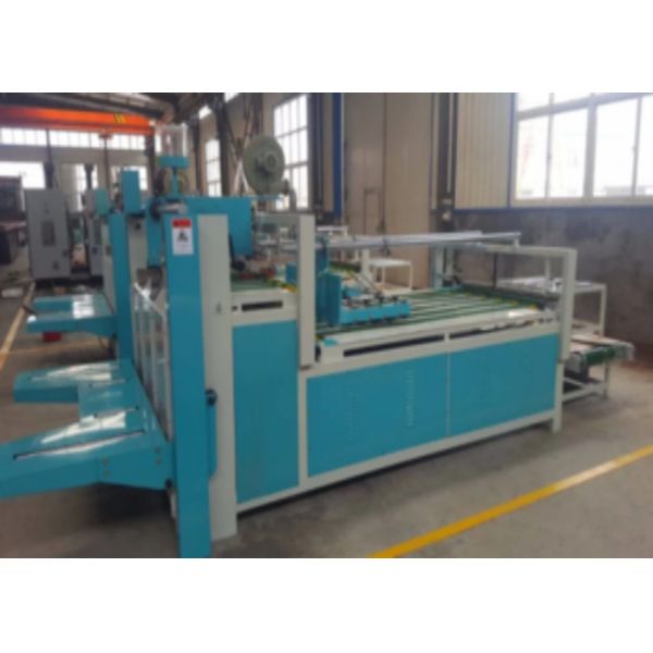Semi Automatic Folder Gluer Machine For Corrugated Carton Box Making