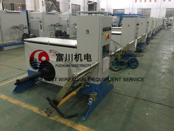 630 Active Pay Off Double Twist Bunching Machine Double Wire Twisting Pneumatic Tension