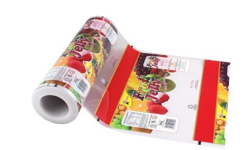 laminating food grade plastic bag film roll with vivid printing