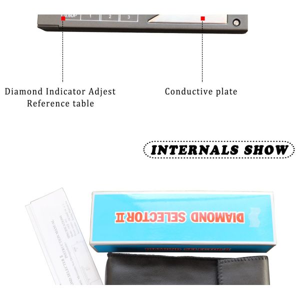 Аксессуары ювелирных изделий высокой точности оборудуют ручку теста индикатора диаманта