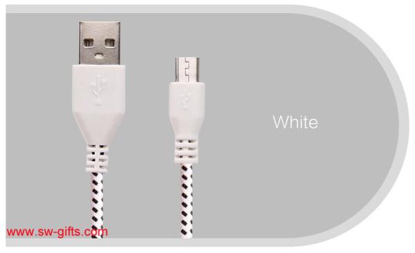 HOT 1M/2M/3M Nylon Braided Micro USB Cable, Charger Data Sync USB Cable Cord For Samsung