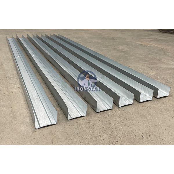 “Suriname Popular 6 In 1 C U Stud Track Combined Roll Forming Machine Full Automatic Galvanized Steel Drywall Profile Production Line With PLC Touch Screen”