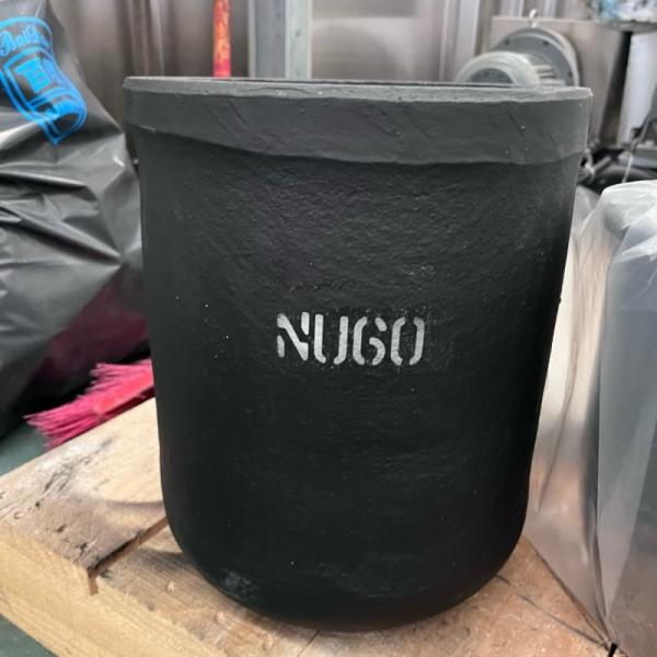 非鉄金属溶解用SiC黒鉛誘導るつぼ