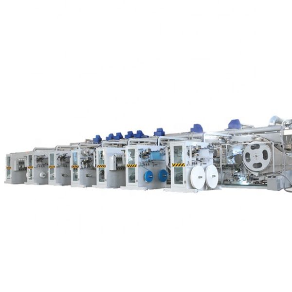 Автоматическая машина для влажной упаковки детских подгузников