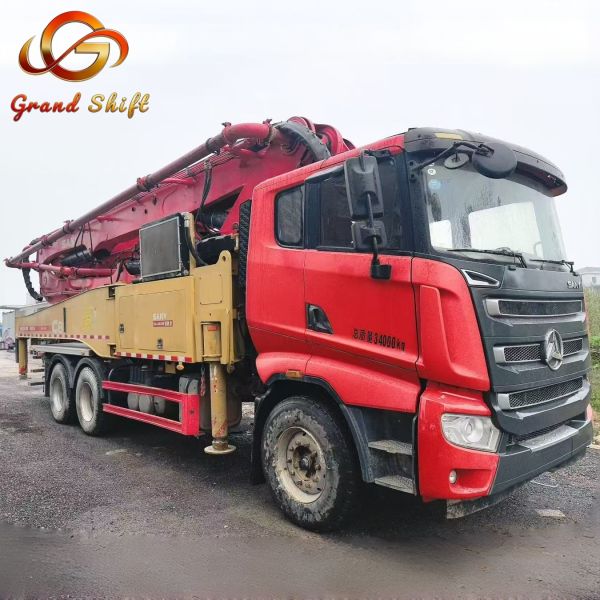 Used SANY SYM5340THB 48m Boom Concrete Pump Truck with 170m³/h Output, 2020 Model Ready to Ship