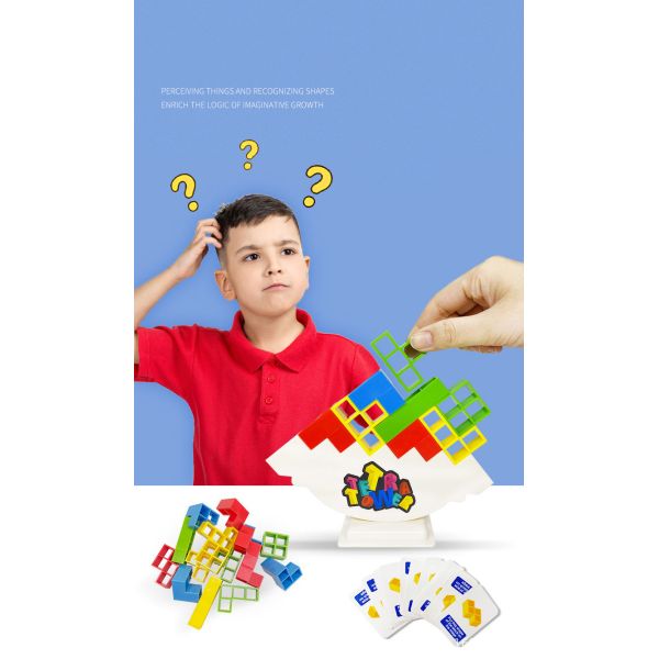Playing Balance Game Swinging Stacking ABS Children's Concentration Tabletop Toy Pack
