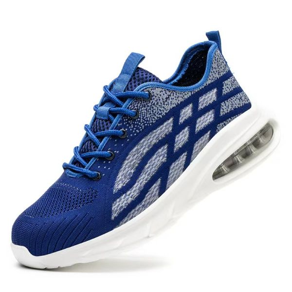 Lightweight Breathable Work Shoes Black / Pink Work Boots Womens