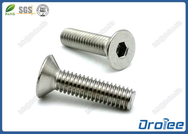Flat Head Allen Socket Cap Screws, Stainless Steel 18-8 /A2-70/ 316/304