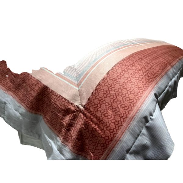 Hotel Bedding Linen 4 Pcs Egyptian Cotton Bedsheet Set with Modern Patchwork Pattern