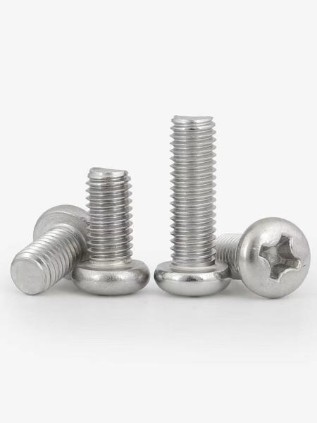 ASME B18.6.3P Stainless Steel Machine Screws Phillips Drive Pan Head 18-8