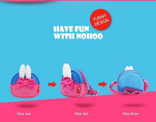 Lightweight Cute Rabbit Kids Sling Bag Waterproof Small Shoulder Bag