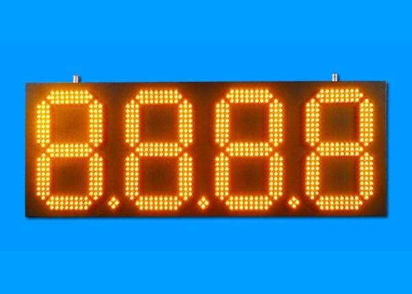 Signes des prix de Digital de station service avec la conception économiseuse d'énergie pour le changement des prix d'essence