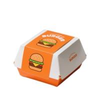 Cajas de embalaje de alimentos de papel personalizado-precio caliente Contenedores de alimentos desechables Cajas de hamburguesas