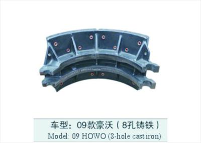 Semi Trailer Dexter Brake Shoes 09 HOWO 8 Holes ODM Replacement 419x177.8MM
