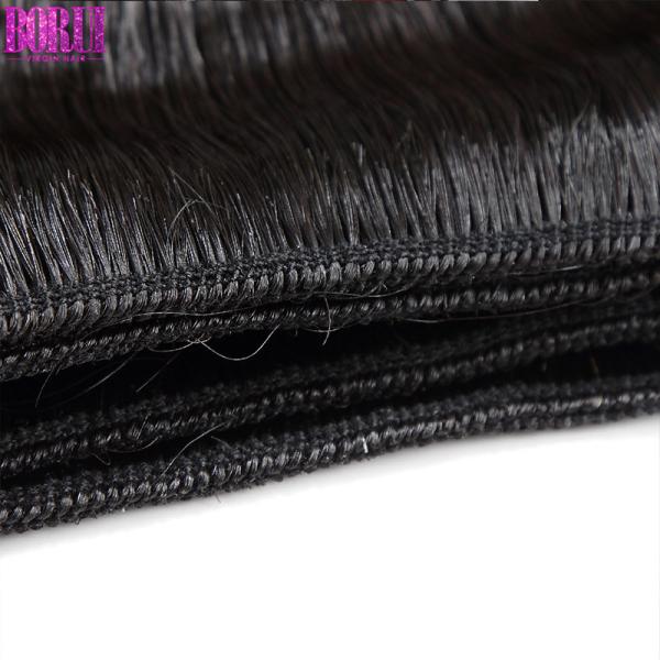 Malaysian Baby Hair Straight Wave Hair , Swiss Pre Plucked Lace Frontal Closure