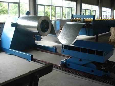 380V/50Hz/3Phase Deck Forming Machine 0.3-0.8mm Thickness 8.5T Weight