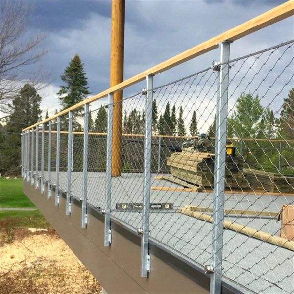 Flexible SUS316  Wire Rope Mesh Anti-Rusting Protective Non-Rusting For Falling Protection
