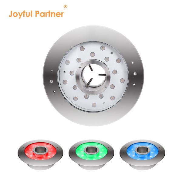 Luz de fonte subaquática IP68 18W 36W 54W Quente Branco Azul RGB Aço inoxidável 316L