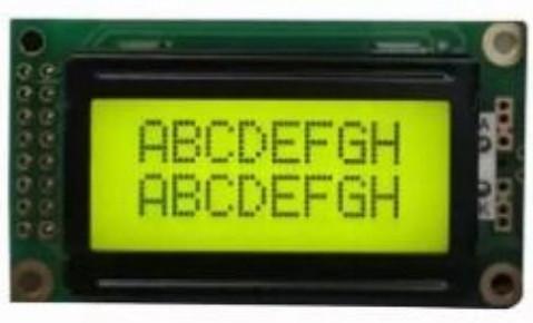 1.6 Inch Standard 0802 Character LCD Display Monochrome COB LCD Module