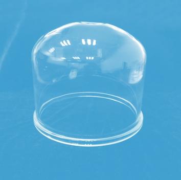 Clear Transparent Borosilicate Glass Dome With Softening Temperature Of 820°C Perfect