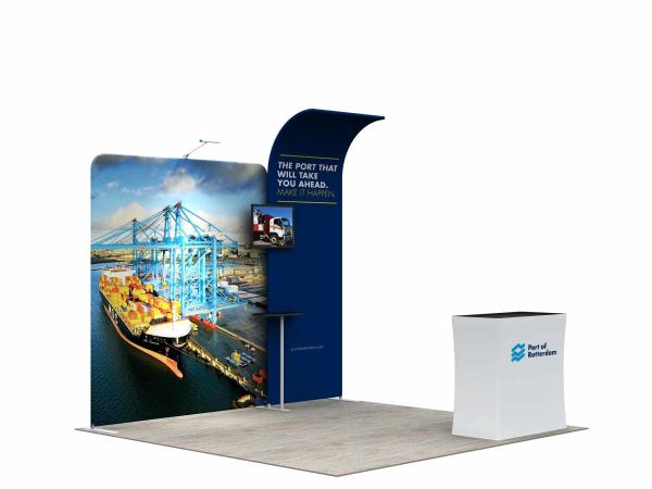 3*3M Modular Convention Booth Displays Easy Assemble Straight Flat Advertising Usage