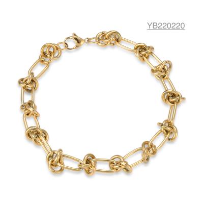 ODM Mens Hip Hop Bracelets Brand Heavy Industry Gold Chain Bangle