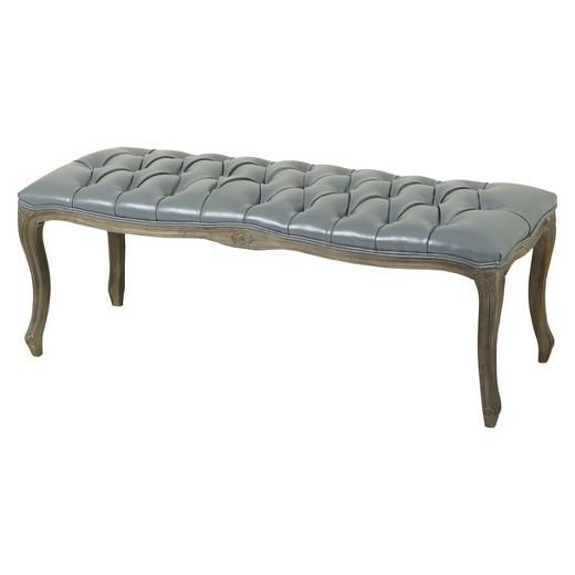 2018 wholesale modern living room furniture bench ottoman with stainless steel legs
