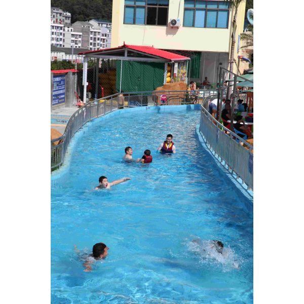 Swimming Pool Equipment Water Park Lazy River For Children / Family Fun Amusement Park